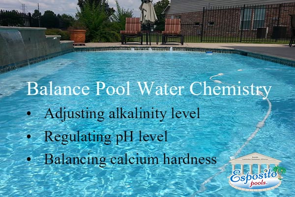 How do you reduce Calcium hardness in pool water?